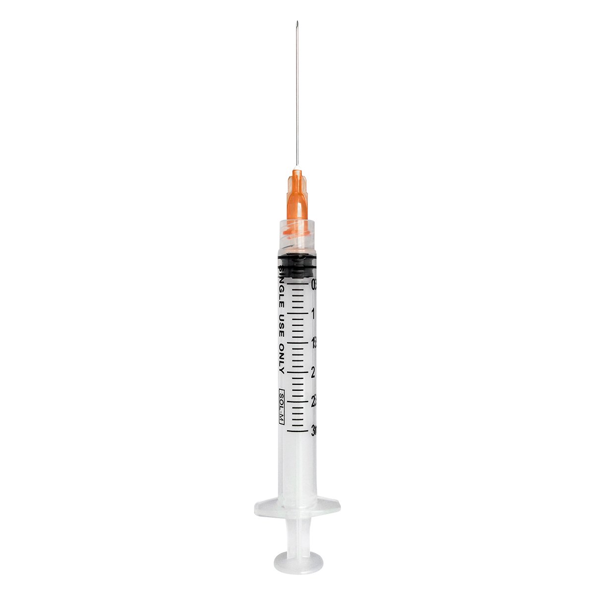 SOL-M 3 mL Luer Lock Syringe with Needle
