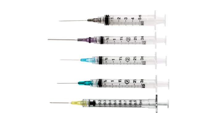 BD Luer-Lok Syringe with Attached Needle