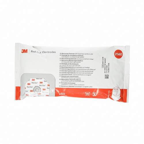 3M Red Dot Monitoring Electrode with Foam Tape & Gel