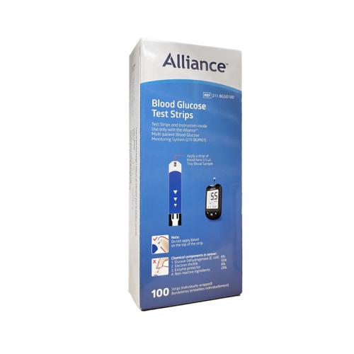 Alliance Blood Glucose Test Strips