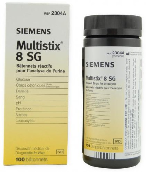 Multi-Stix SG Urine Test Strips