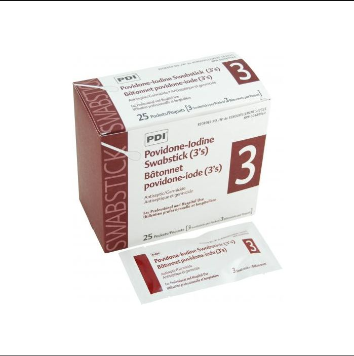 Povidone-Iodine Swab Sticks