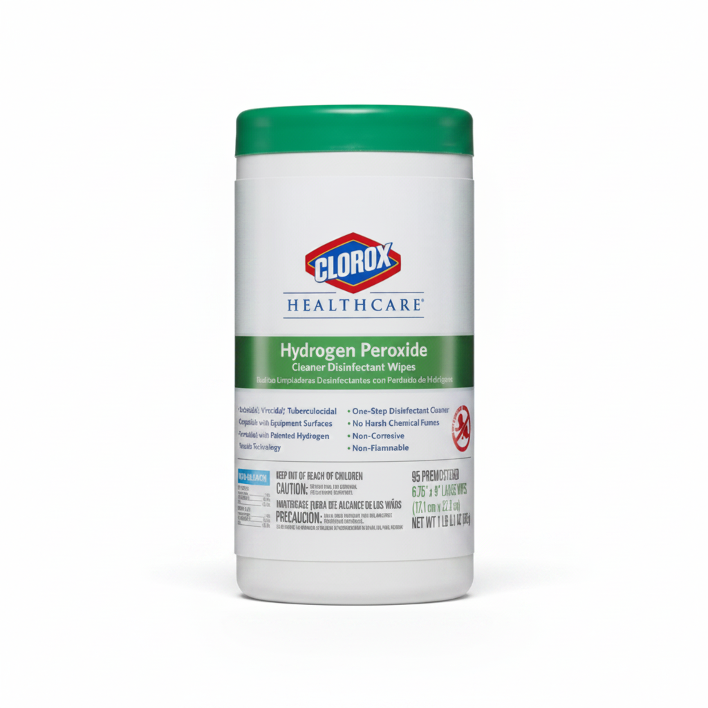 Clorox Healthcare Hydrogen Peroxide Disinfectant Wipes