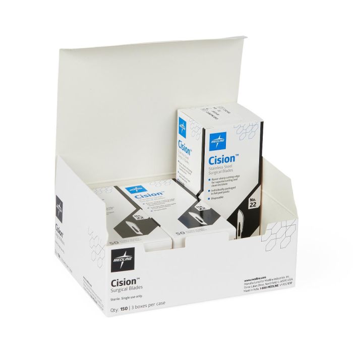 Medline Sterile Stainless-Steel Surgical Blade