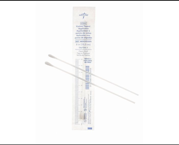Applicator COTTON TIP PLASTIC 6" SHAFT Sterile 2S