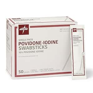 Povidone-Iodine Swab Sticks