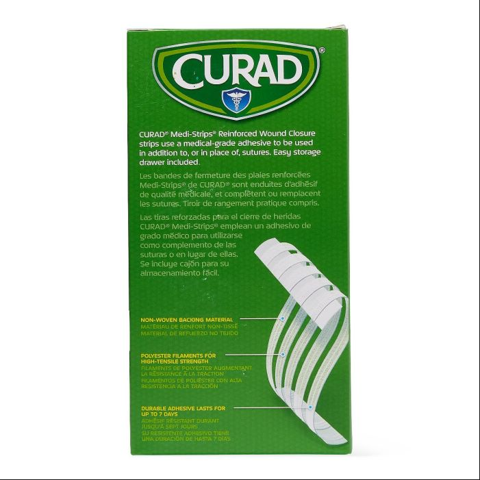 Medistrips Skin Closure Strips – 1/4" × 1.5", Sterile, 1200/CS