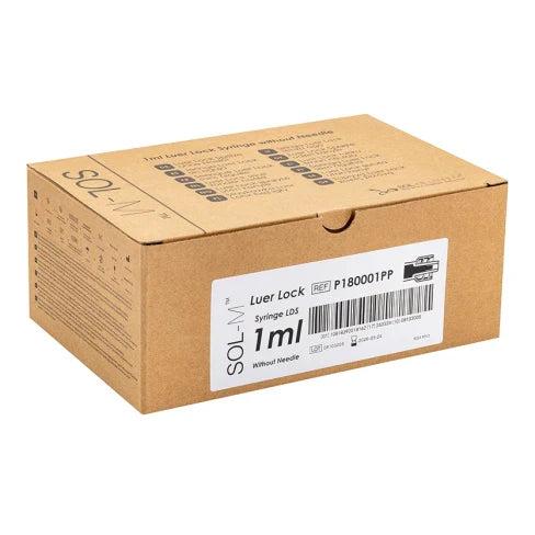 SOL-M Luer Lock Syringe without Needle
