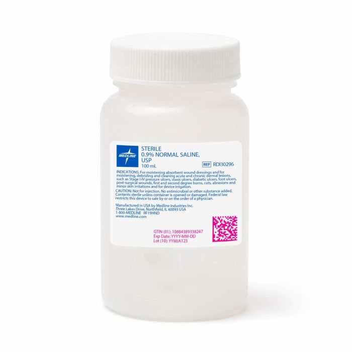 SOLUTION SALINE IRRGATION 250ML STRL