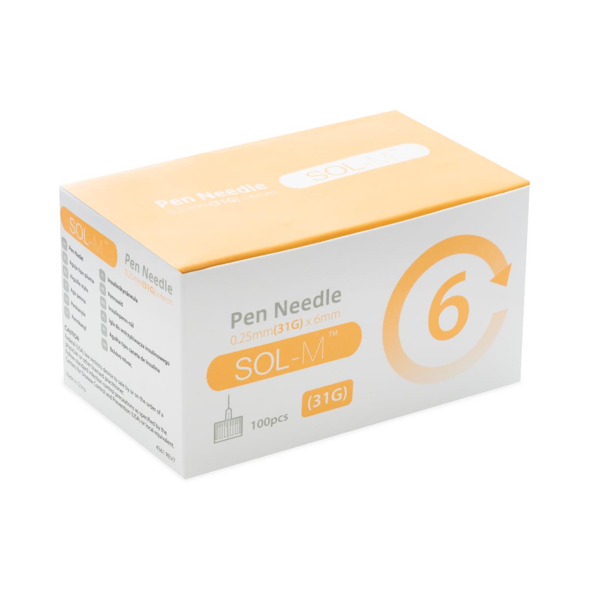 SOL-M Standard Pen Needles