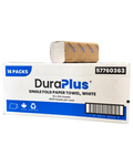 Duraplus White Single-Fold Paper Towels