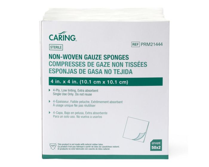 Medline Sterile Nonwoven Gauze Sponges