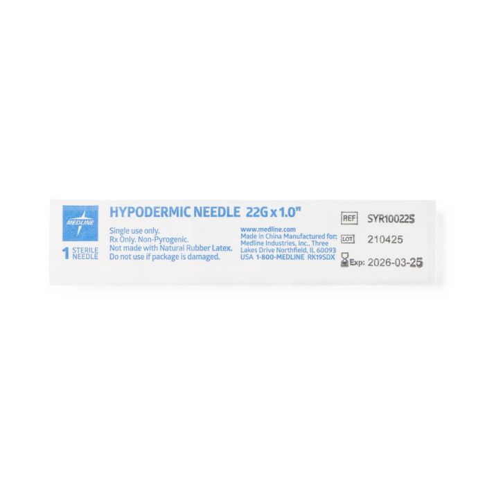 Medline Standard Hypodermic Needles