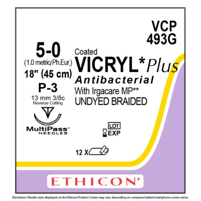 Coated VICRYL Plus Antibacterial Absorbable Suture