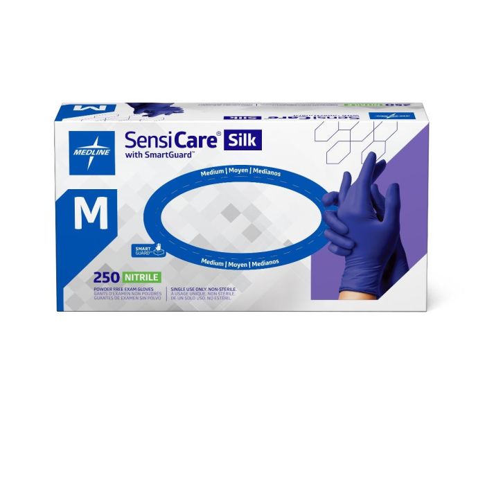 SensiCare® Silk Powder-Free Nitrile Exam Glove
